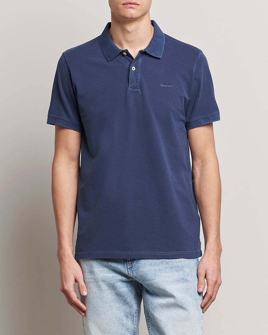 Herre | Polotrøjer | GANT | Sunbleached Polo Persian Blue