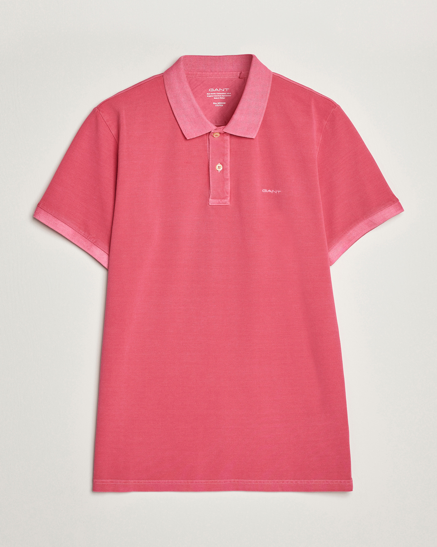 Herre | Polotrøjer | GANT | Sunbleached Polo Magenta Pink