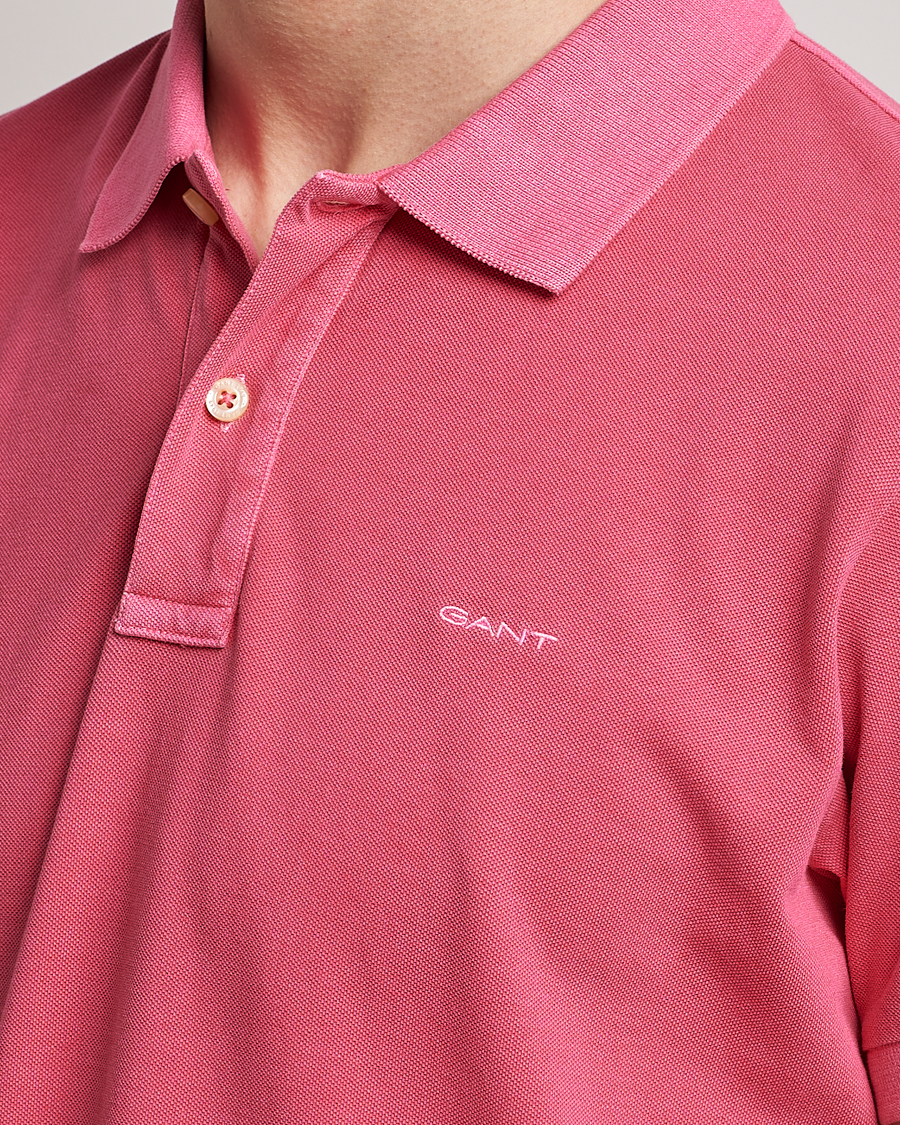Herre | Polotrøjer | GANT | Sunbleached Polo Magenta Pink