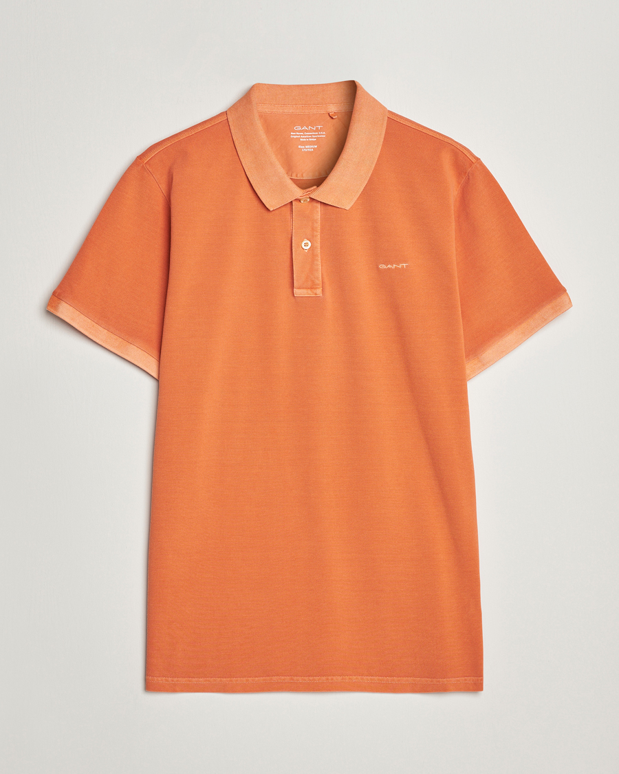 Herre | Polotrøjer | GANT | Sunbleached Polo Apricot Orange