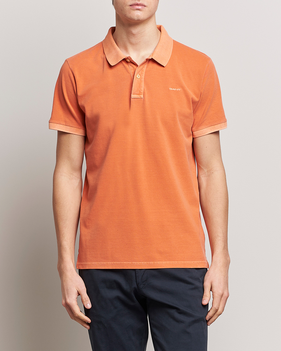 Herre | Polotrøjer | GANT | Sunbleached Polo Apricot Orange