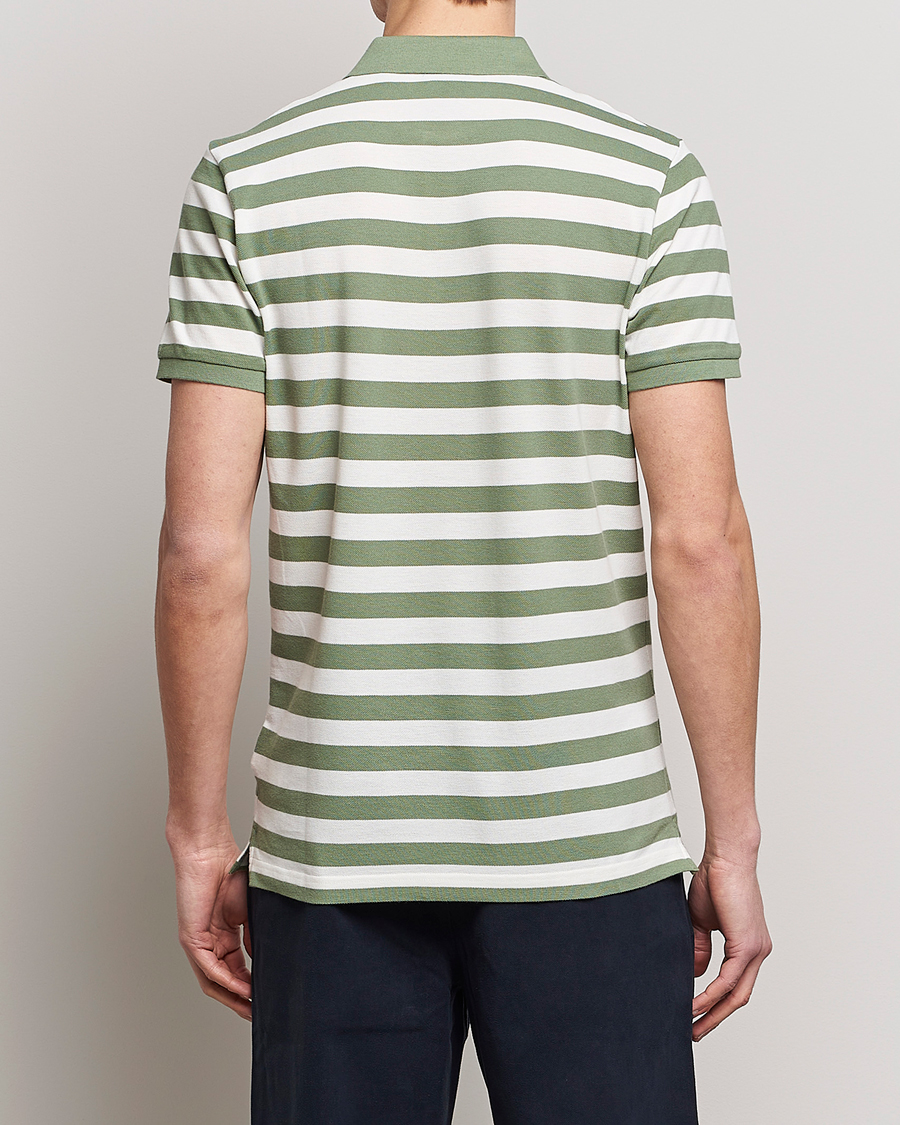 Herre | Polotrøjer | GANT | Striped Polo Calamata Green