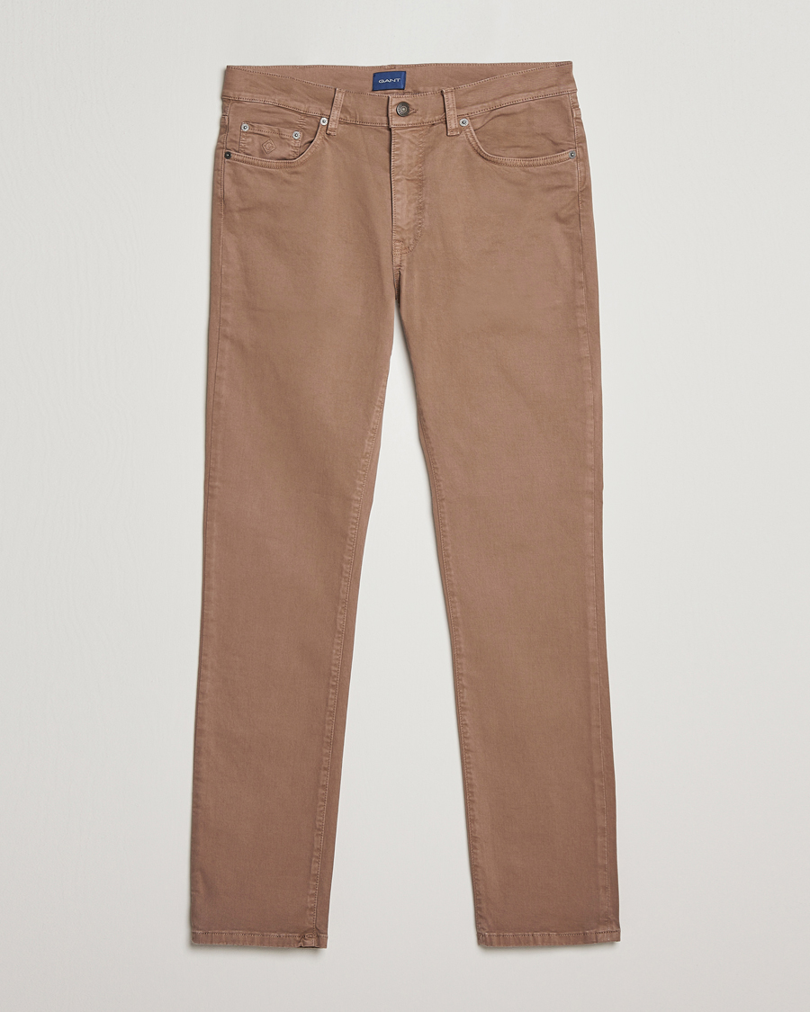 Herre | Bukser | GANT | Hayes Desert Jeans Desert Brown