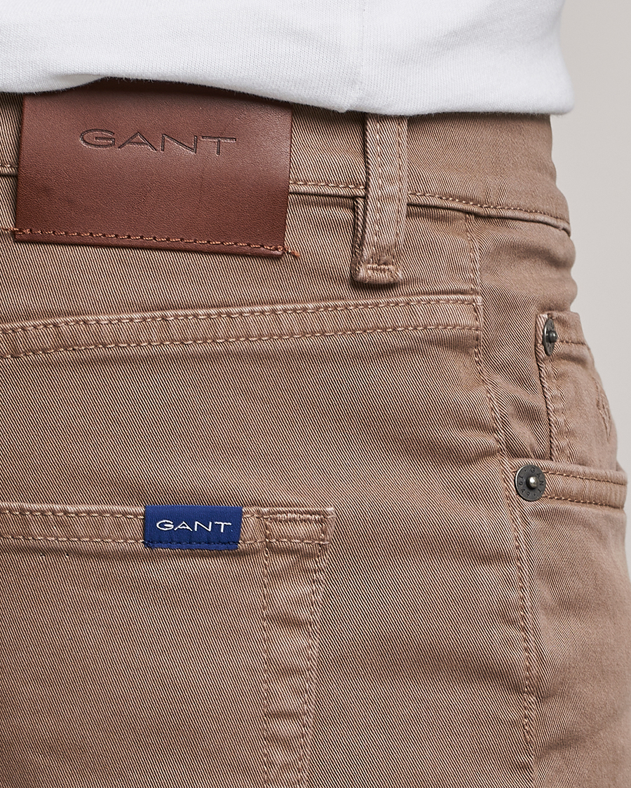 Herre | Bukser | GANT | Hayes Desert Jeans Desert Brown