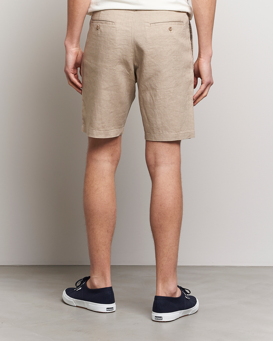 Herre | Shorts | GANT | Relaxed Linen Drawstring Shorts Concrete Beige