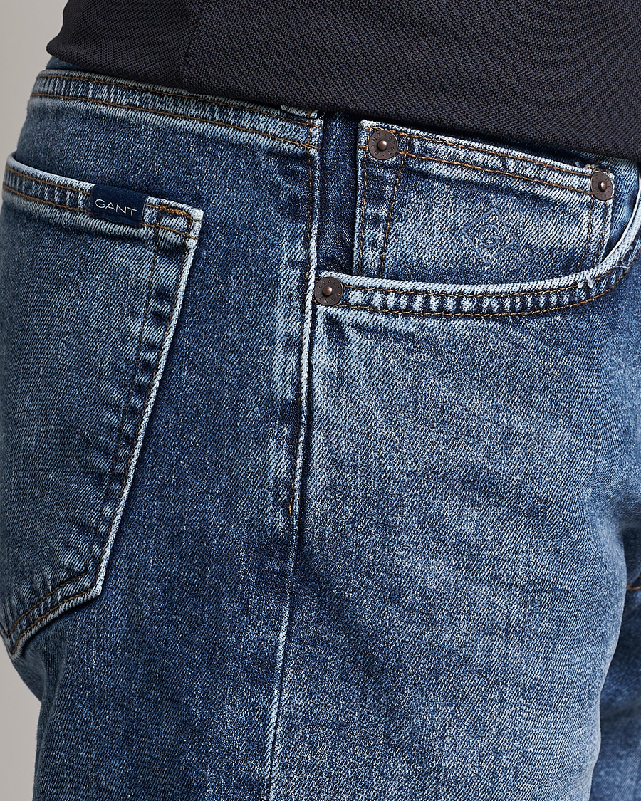 Herre | Shorts | GANT | Arley Denim Shorts Medium Blue