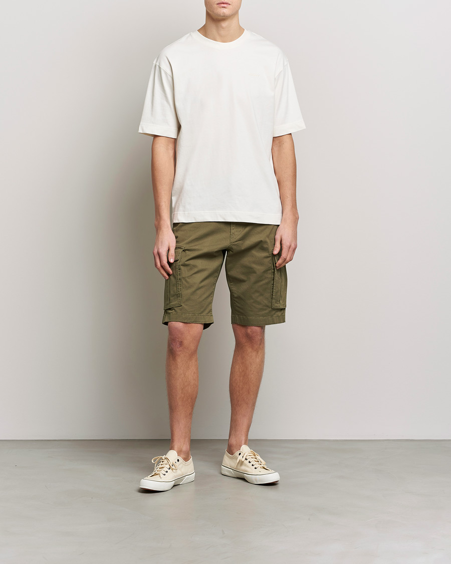 Herre | Shorts | GANT | Relaxed Twill Cargoshorts Racing Green