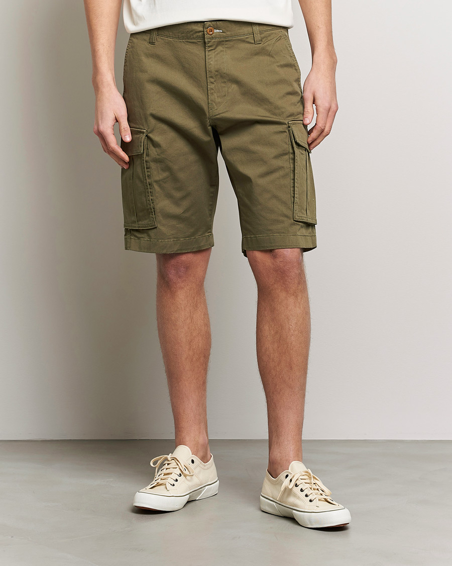 Herre | Shorts | GANT | Relaxed Twill Cargoshorts Racing Green