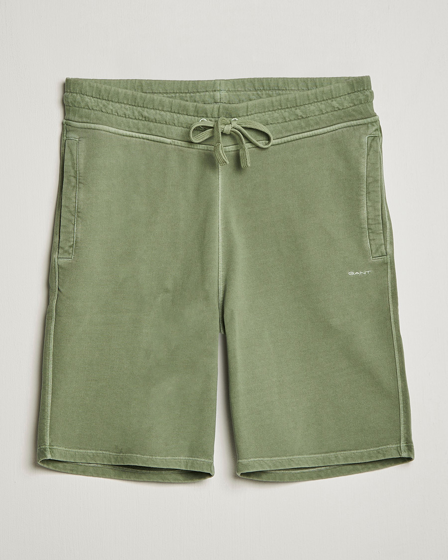 Herre | Shorts | GANT | Sunbleached Sweatshorts Calamata Green