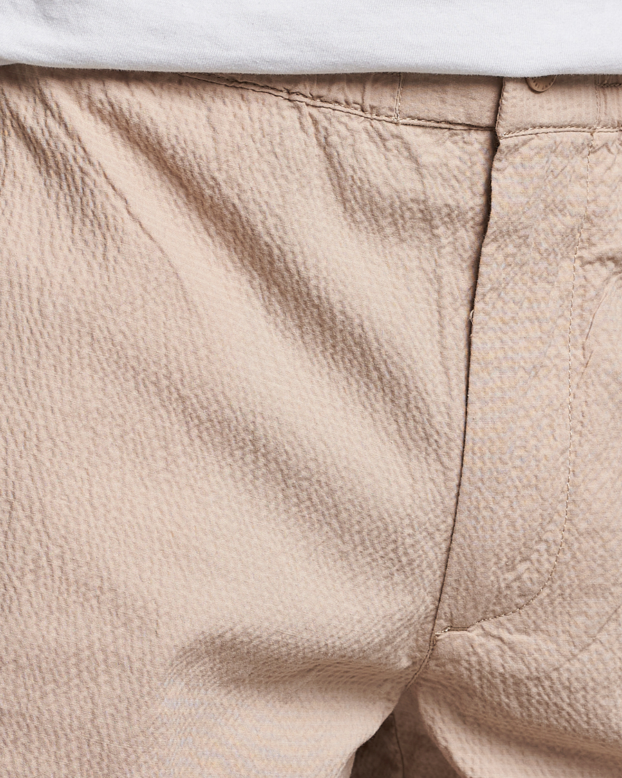 Herre | Shorts | GANT | Seersucker Drawstring Shorts Dry Sand