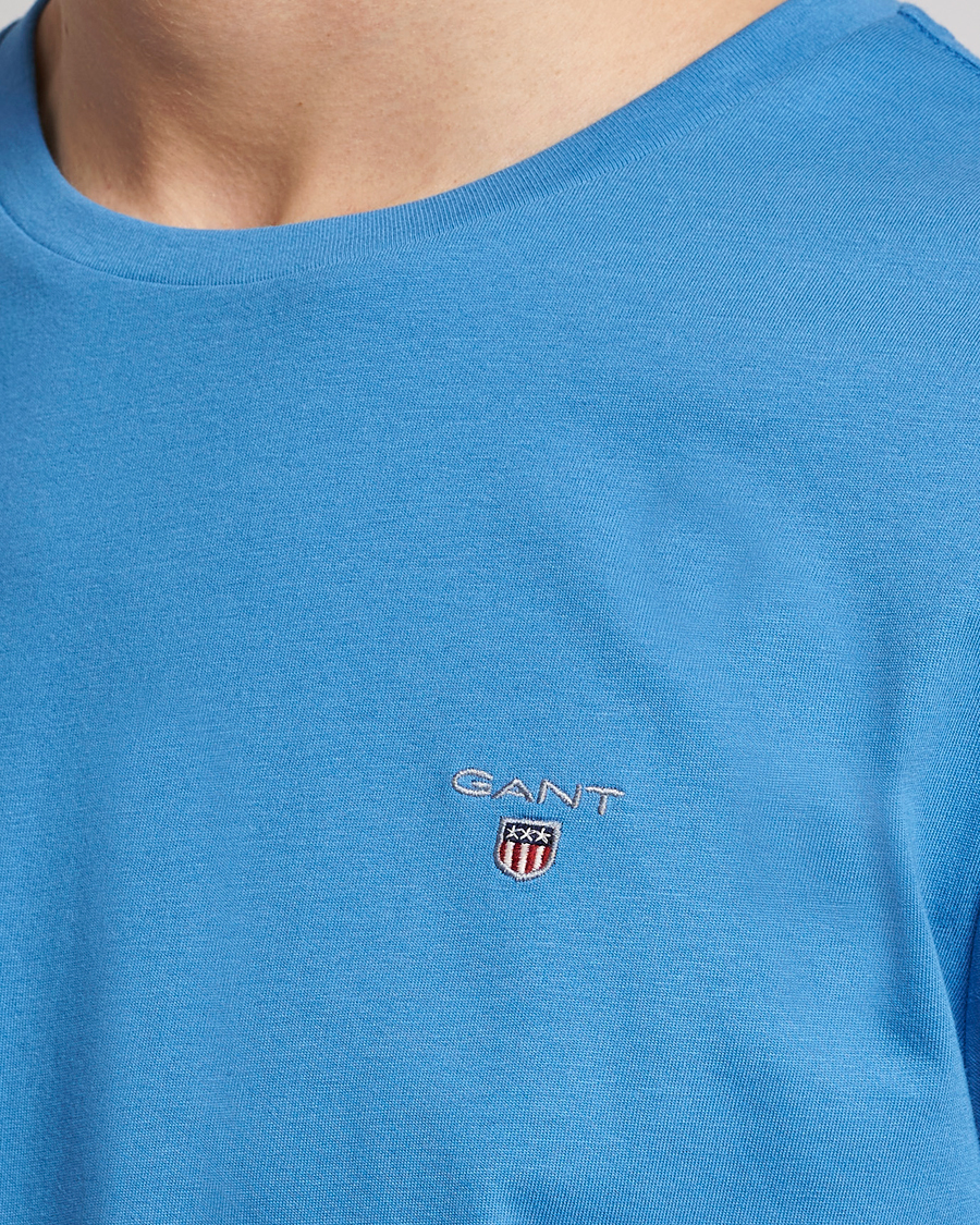Herre | T-Shirts | GANT | The Original T-Shirt Day Blue