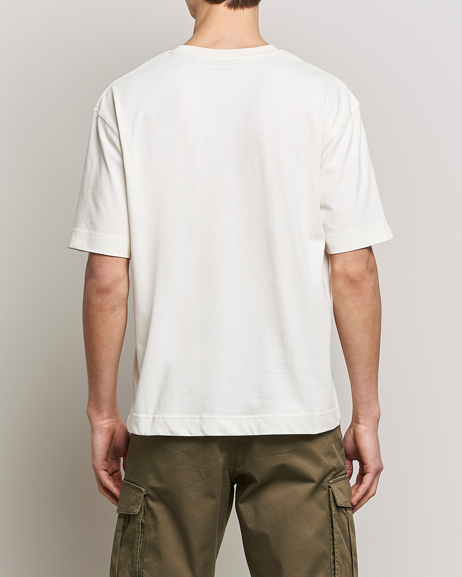Herre | T-Shirts | GANT | Icon Crew Neck T-Shirt Cream