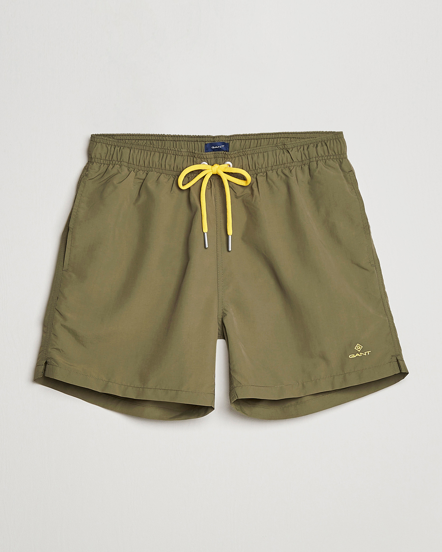 Herre | Badebukser | GANT | Basic Swimshorts Racing Green