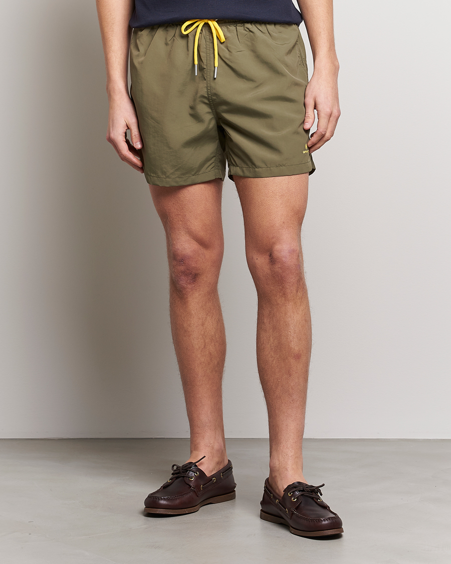 Herre | Badebukser | GANT | Basic Swimshorts Racing Green