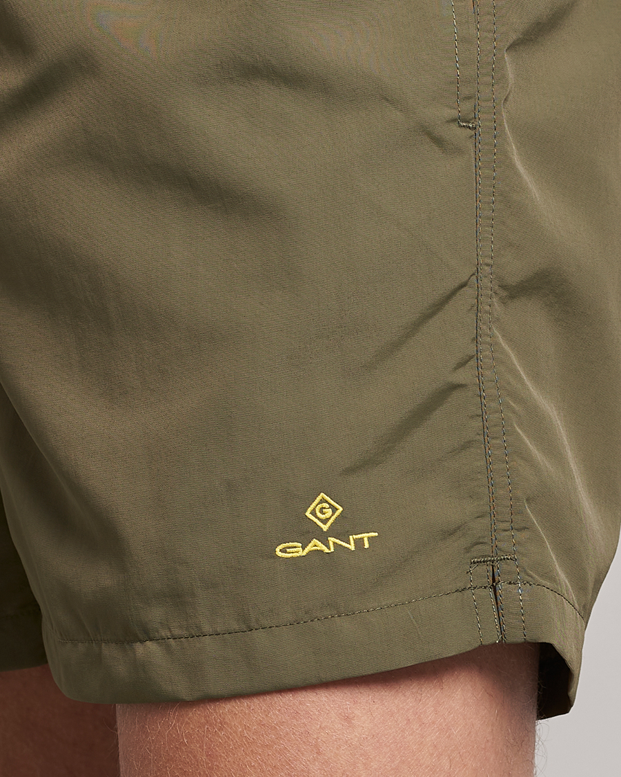 Herre | Badebukser | GANT | Basic Swimshorts Racing Green