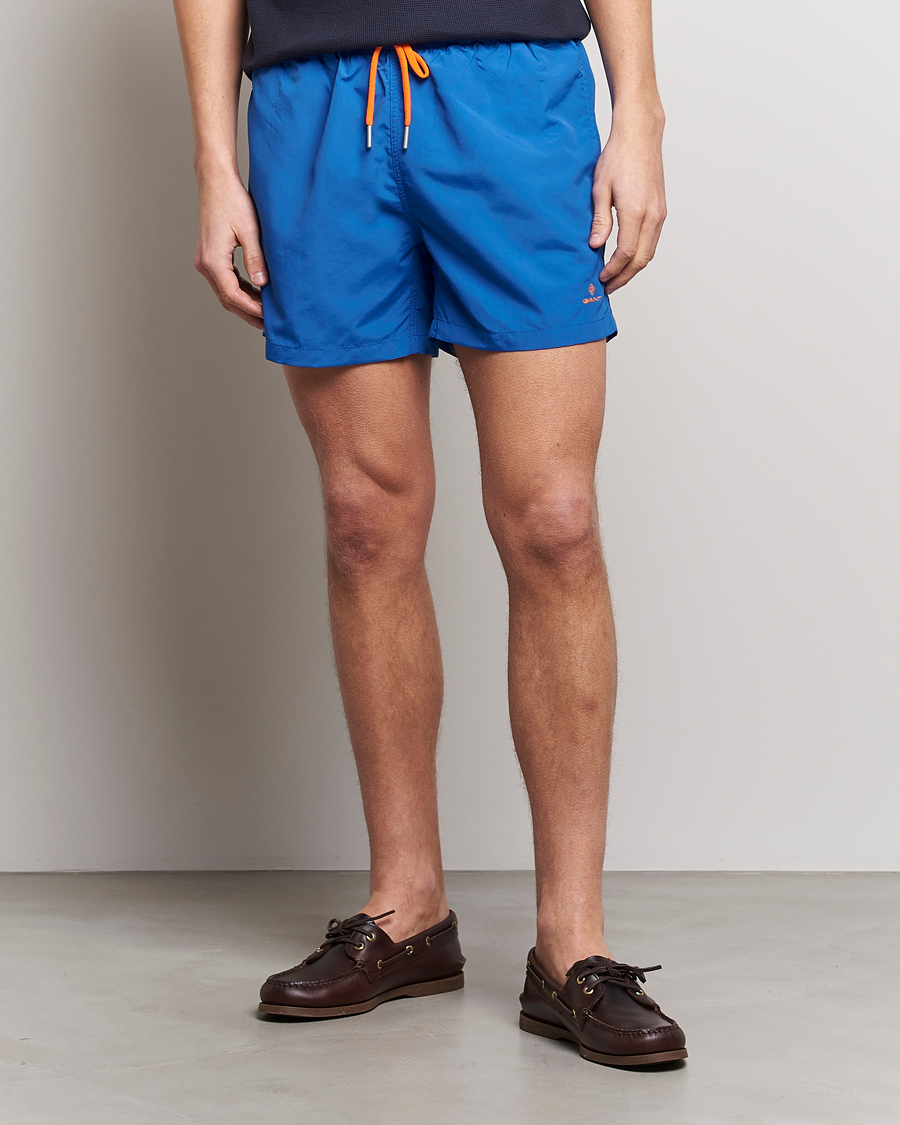 Herre | Badebukser | GANT | Basic Swimshorts Nautical Blue