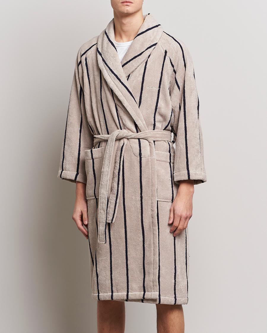 Herre |  | GANT | Striped Robe Putty