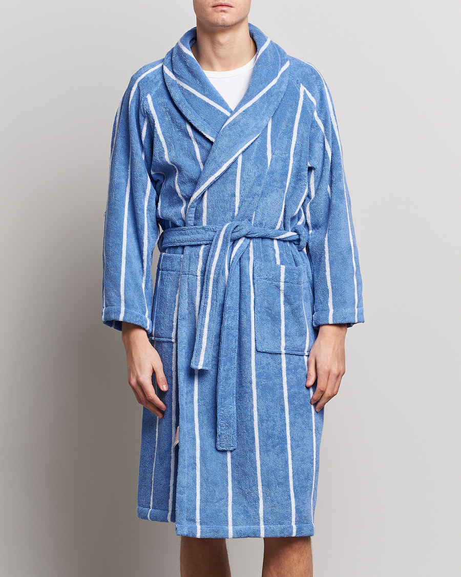 Herre | Pyjamas & Morgenkåber | GANT | Striped Robe Blue Bell