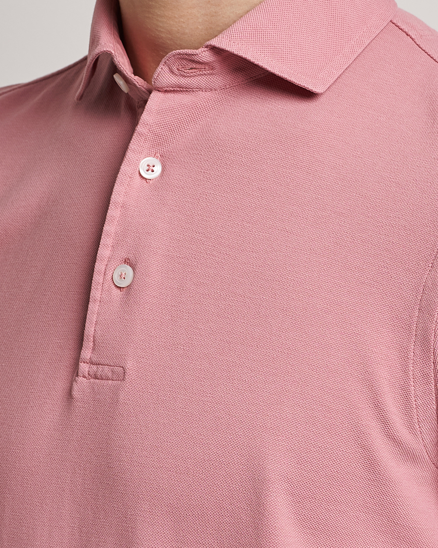 Herre | Polotrøjer | Gran Sasso | Washed Polo Pink