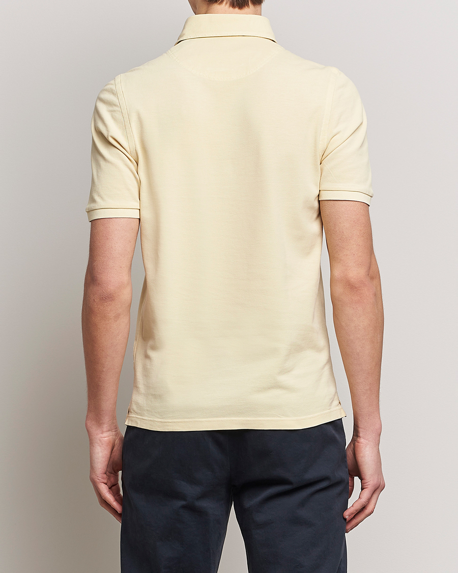 Herre | Polotrøjer | Gran Sasso | Washed Polo Yellow