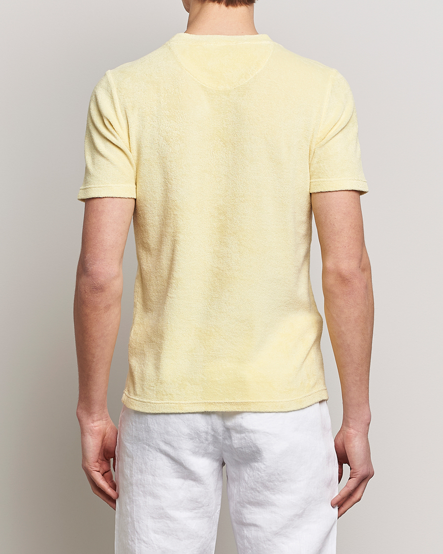 Herre | T-Shirts | Gran Sasso | Cotton Terry Tee Yellow
