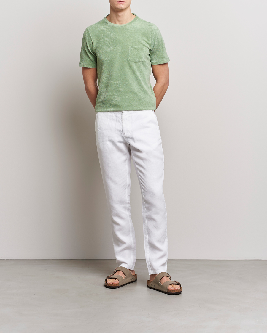 Herre | T-Shirts | Gran Sasso | Cotton Terry Tee Green