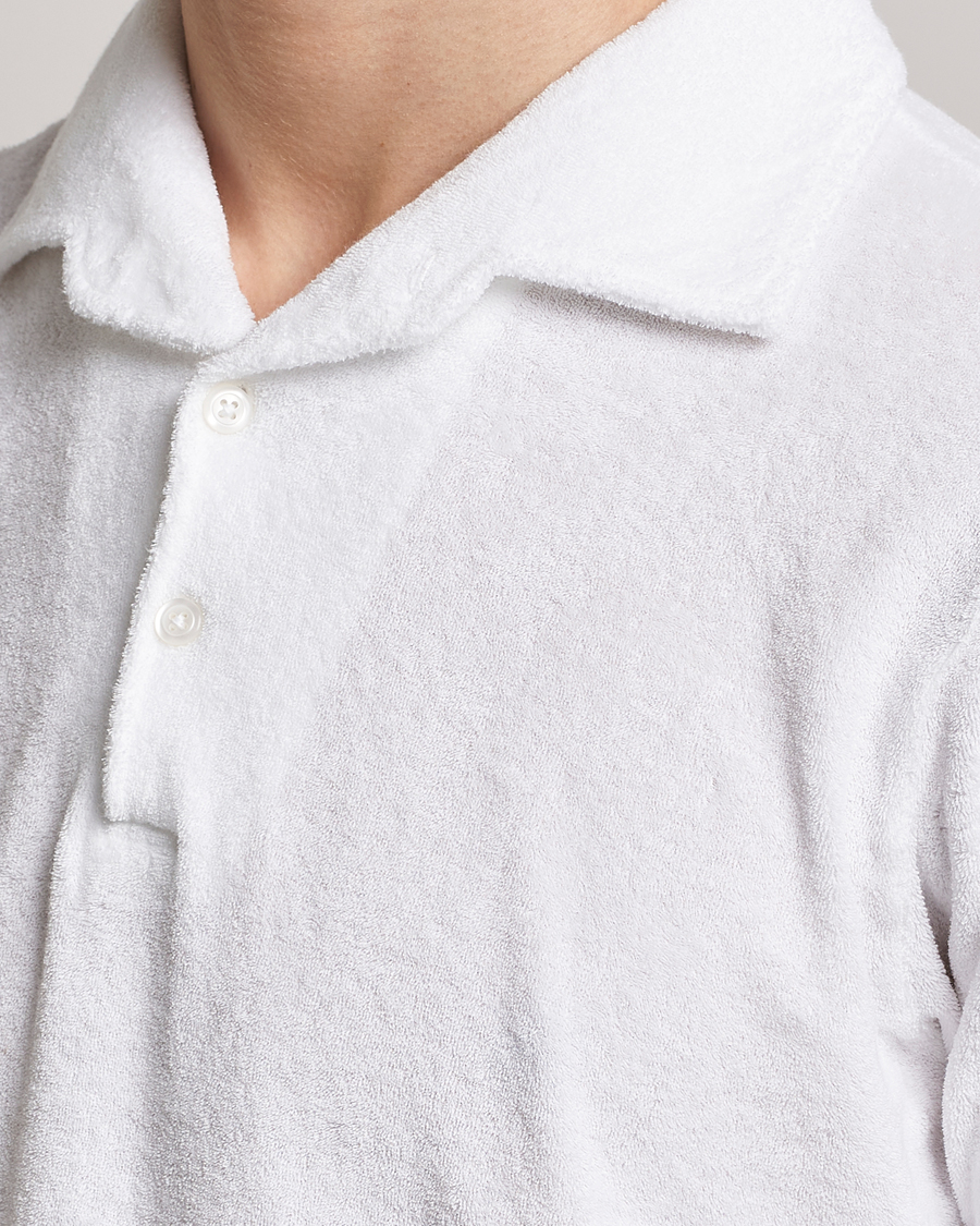 Herre | Polotrøjer | Gran Sasso | Cotton Terry Polo White