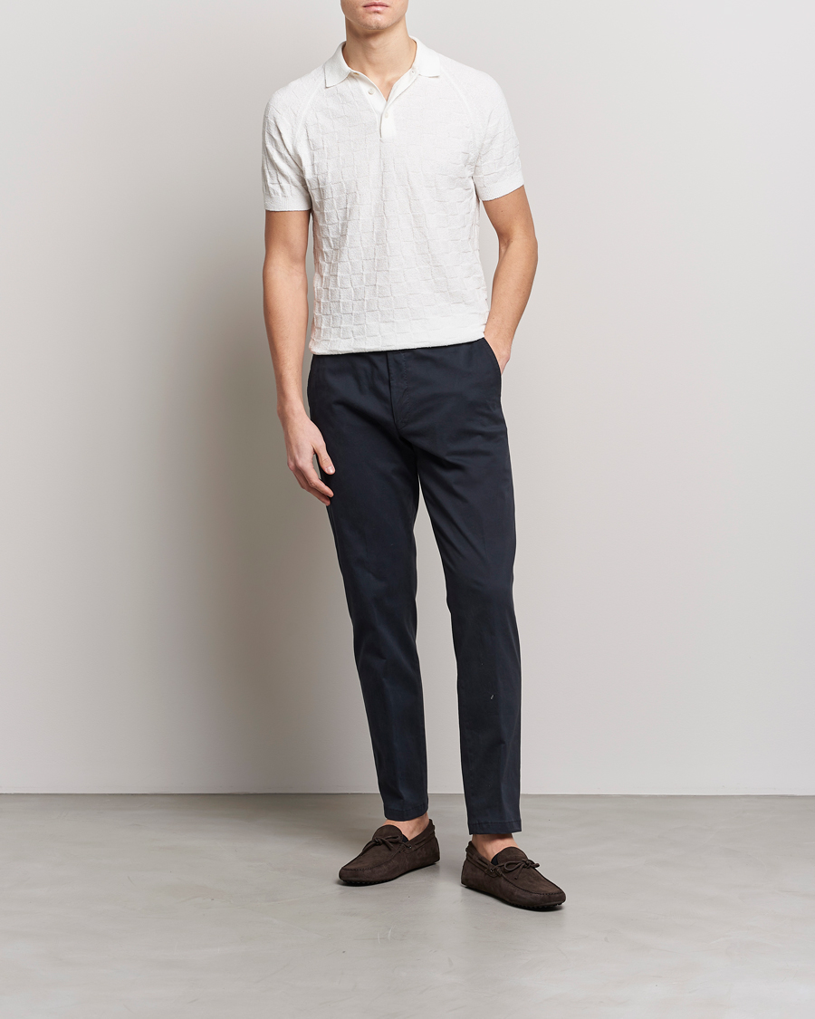 Herre | Polotrøjer | Gran Sasso | Structured Terry Polo White