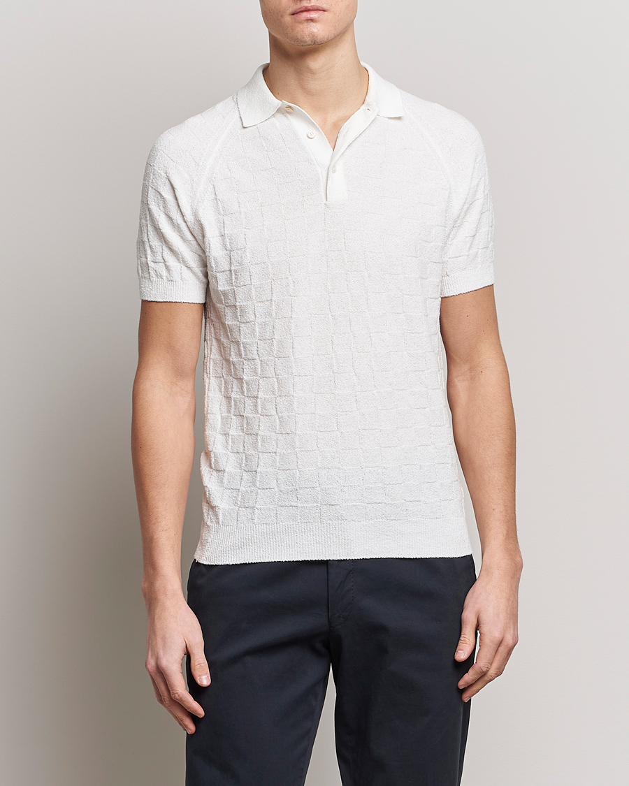 Herre | Polotrøjer | Gran Sasso | Structured Terry Polo White