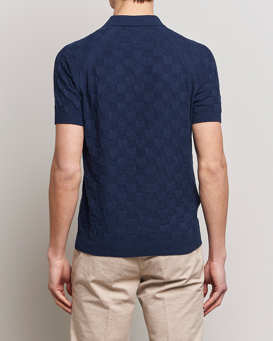 Herre | Polotrøjer | Gran Sasso | Structured Terry Polo Navy