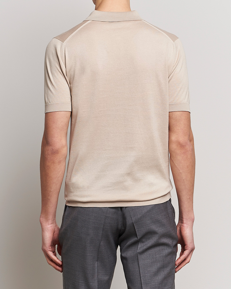 Herre | Polotrøjer | John Smedley | Adrian Slim Fit Sea Island Polo Almond