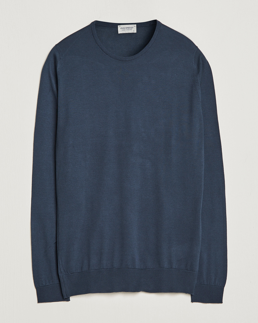 Herre |  | John Smedley | Hatfield Sea Island Crew Neck Granite