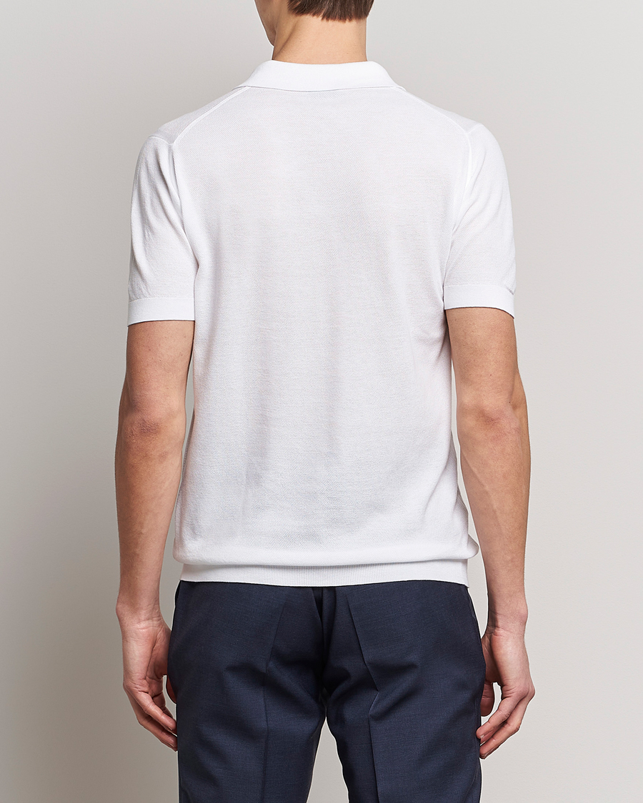 Herre | Polotrøjer | John Smedley | Roth Structured Pique White