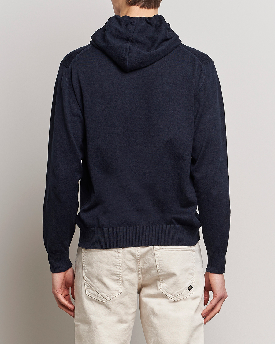 Herre | Trøjer | John Smedley | Sundown Sea Island Hoodie Navy