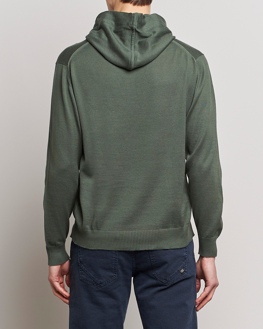 Herre | Trøjer | John Smedley | Sundown Sea Island Hoodie Palm Green
