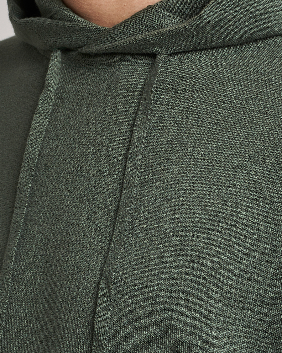 Herre | Trøjer | John Smedley | Sundown Sea Island Hoodie Palm Green