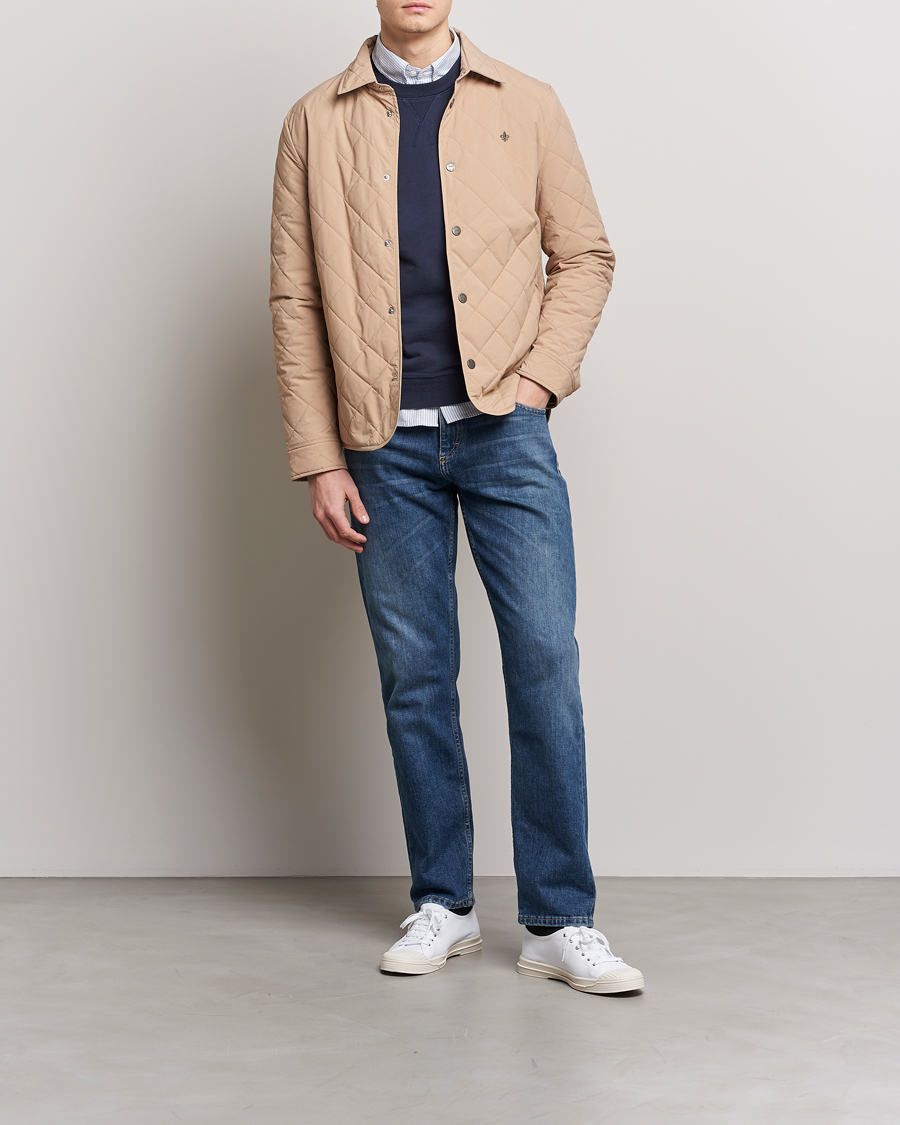 Herre | Jakker | Morris | Dunham Quilted Jacket Beige
