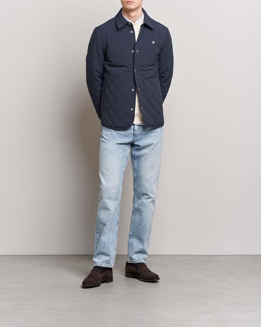 Herre | Jakker | Morris | Dunham Quilted Jacket Old blue