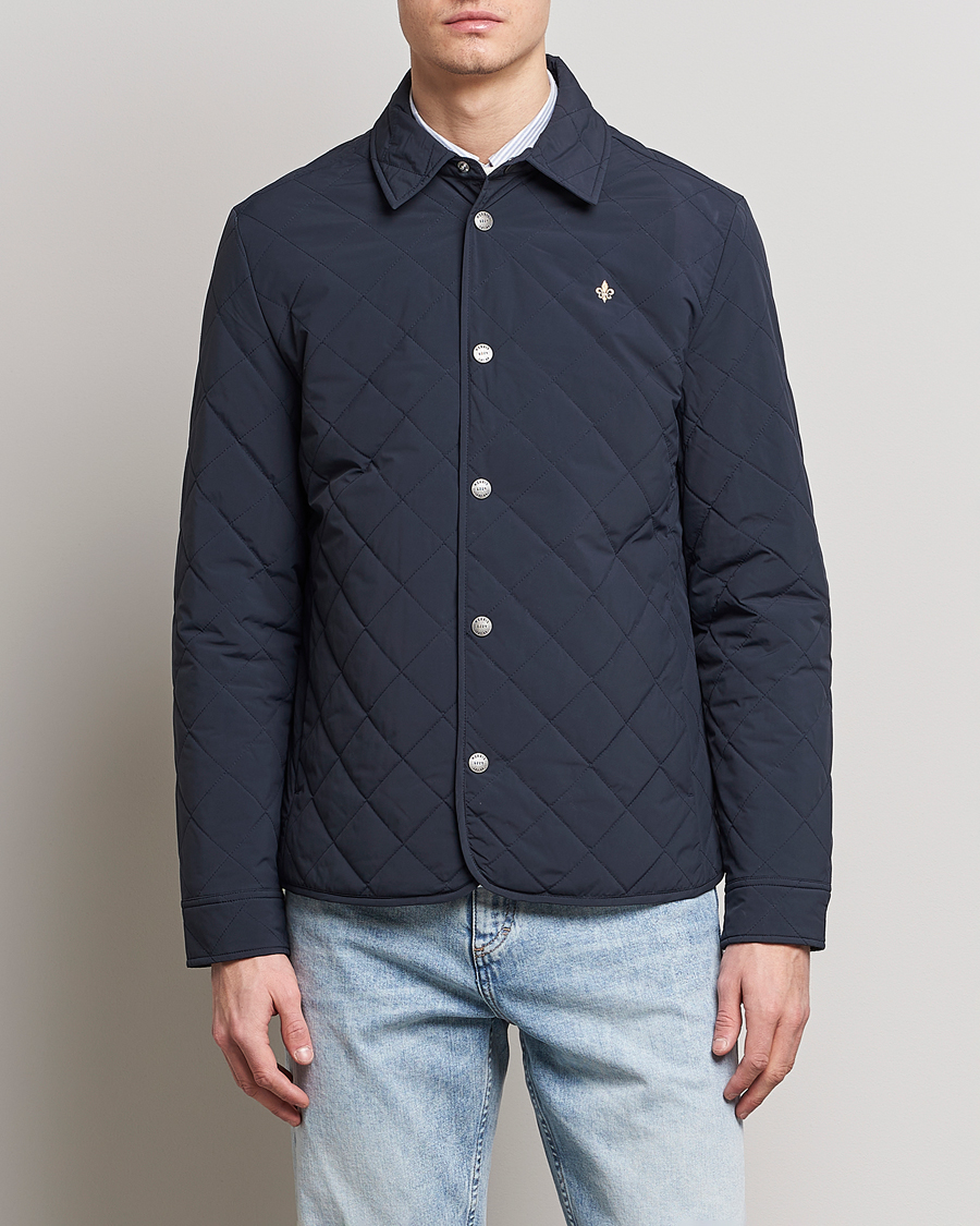 Herre |  | Morris | Dunham Quilted Jacket Old blue