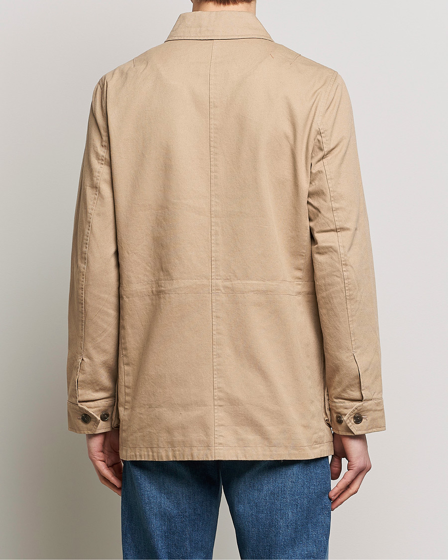Herre | Jakker | Morris | Amira Cotton Sand Field Jacket Beige