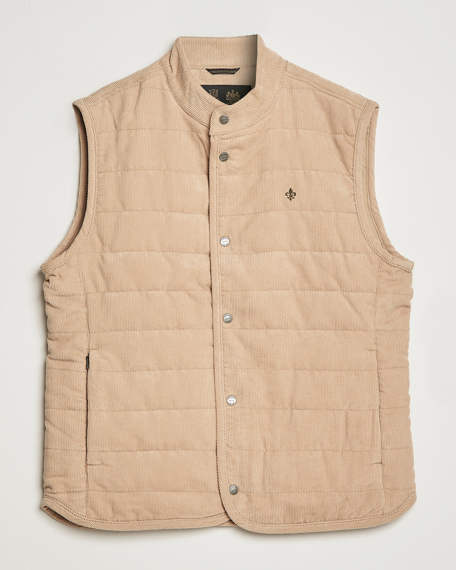 Herre | Veste | Morris | Woburn Baby Cord Vest Beige