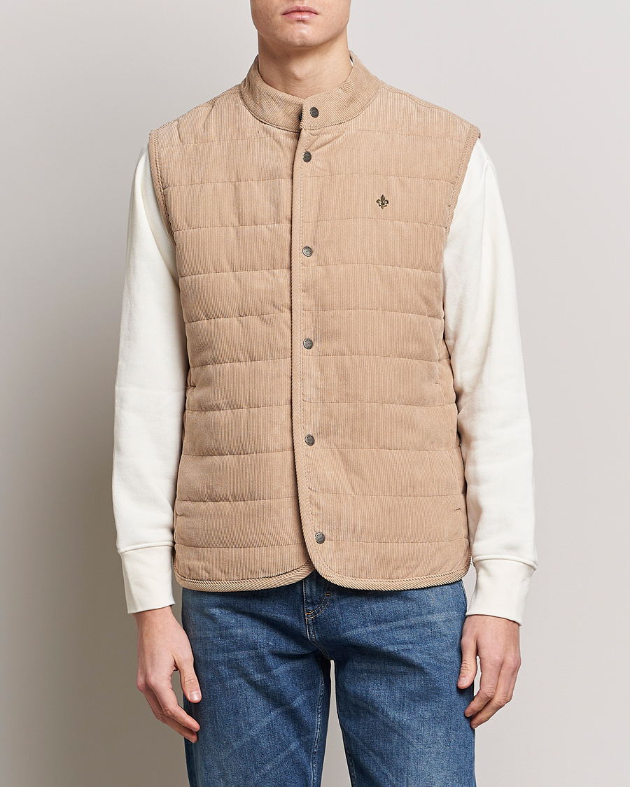 Herre | Veste | Morris | Woburn Baby Cord Vest Beige