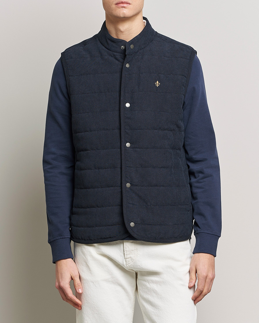 Herre | Veste | Morris | Woburn Baby Cord Vest Blue