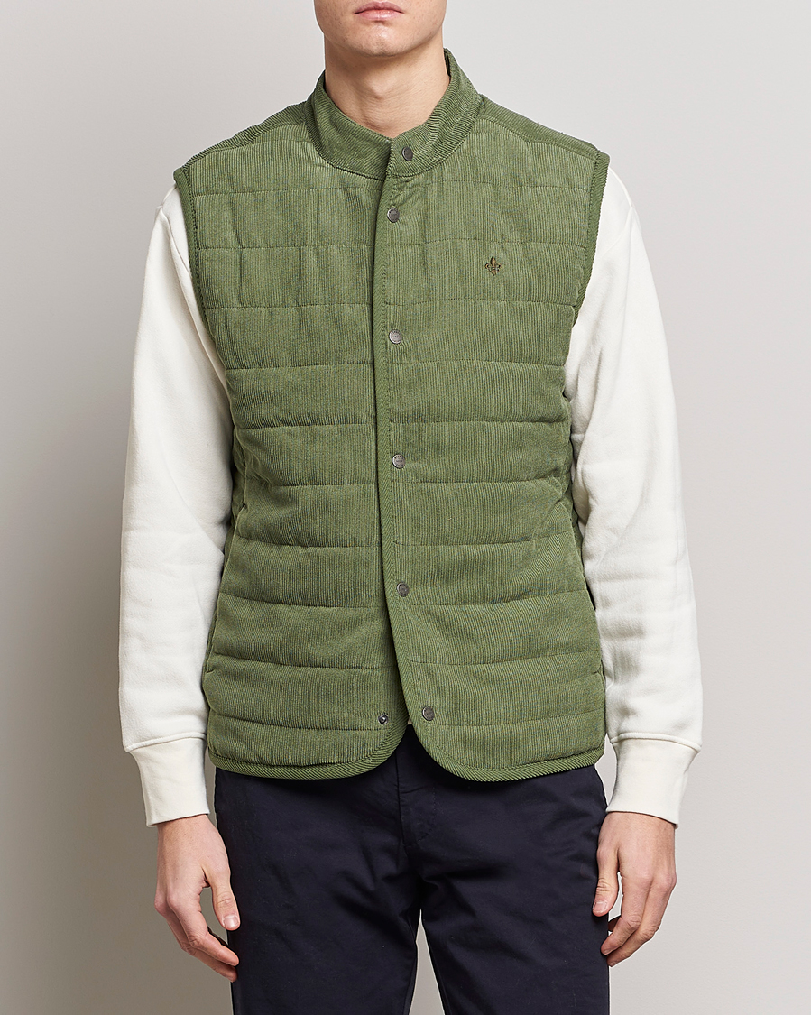Herre | Veste | Morris | Woburn Baby Cord Vest Sage Green