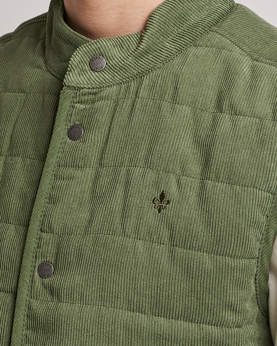 Herre | Veste | Morris | Woburn Baby Cord Vest Sage Green