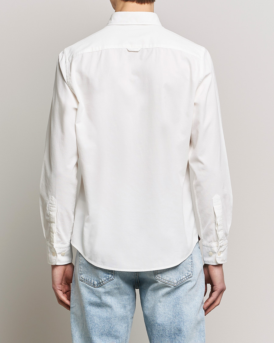 Herre | Skjorter | Morris | Summer Corduroy Shirt Off White