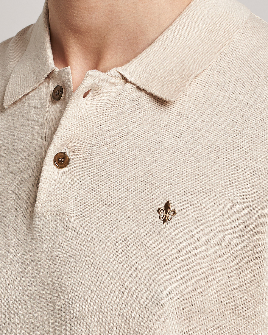 Herre | Polotrøjer | Morris | Harold Cotton/Linen Summer Polo Off White