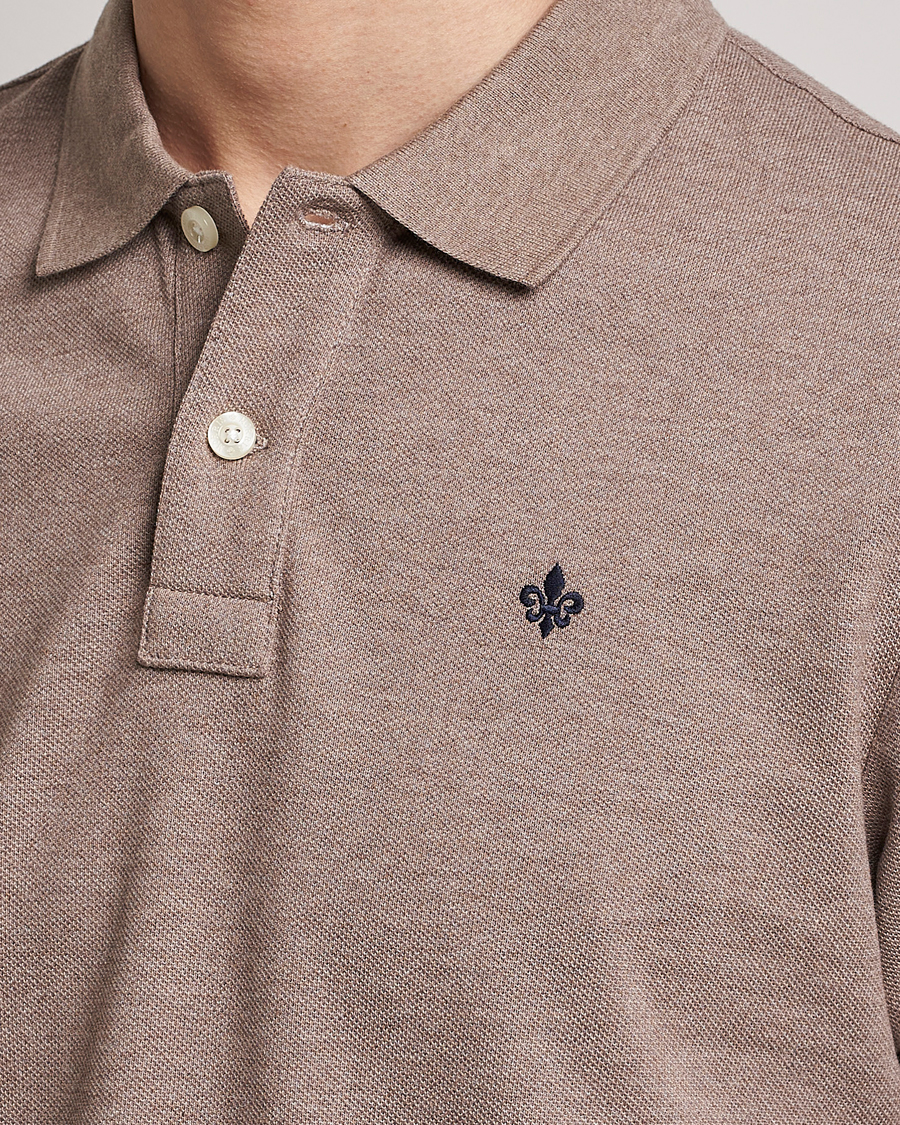 Herre | Polotrøjer | Morris | New Pique Light Brown Melange