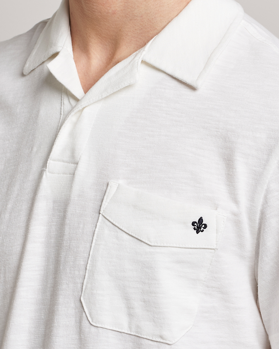 Herre | Polotrøjer | Morris | Clopton Cotton Blend Polo Off White