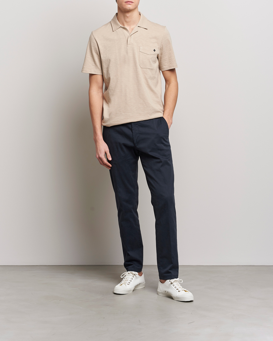 Herre | Polotrøjer | Morris | Clopton Cotton Blend Polo Khaki